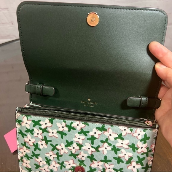 KATE SPADE NEW YORK DANA WALLET ON A STRING. Floral aphrodite nwt - Picture 16 of 16